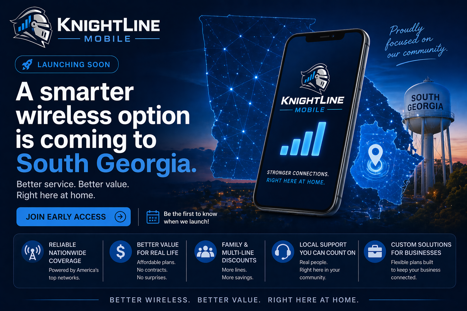 Reliable wireless service built for your community.